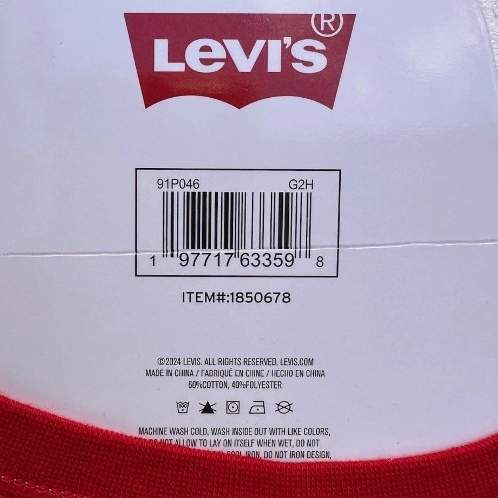 Levi's 2 Pack Graphics + Stripes Tees Youth XL 18/20 Short Sleeve Crew Neck - Picture 7 of 8